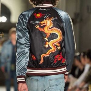 Valentino Embroidered Souvenir Funky Dragon Jacket 46 170/96Y